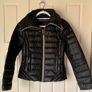 Women's Kenneth Cole Puffer Jacket - Size M - Black